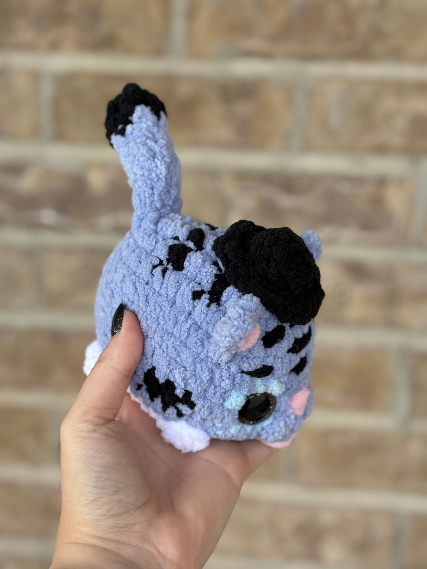 Derpy tiger crochet plushie K-pop demon hunters tiger