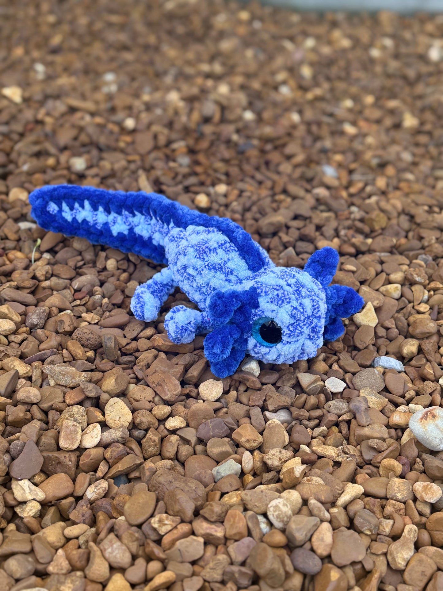 Axolotl crochet pattern no sew amigurumi pdf download digital pattern