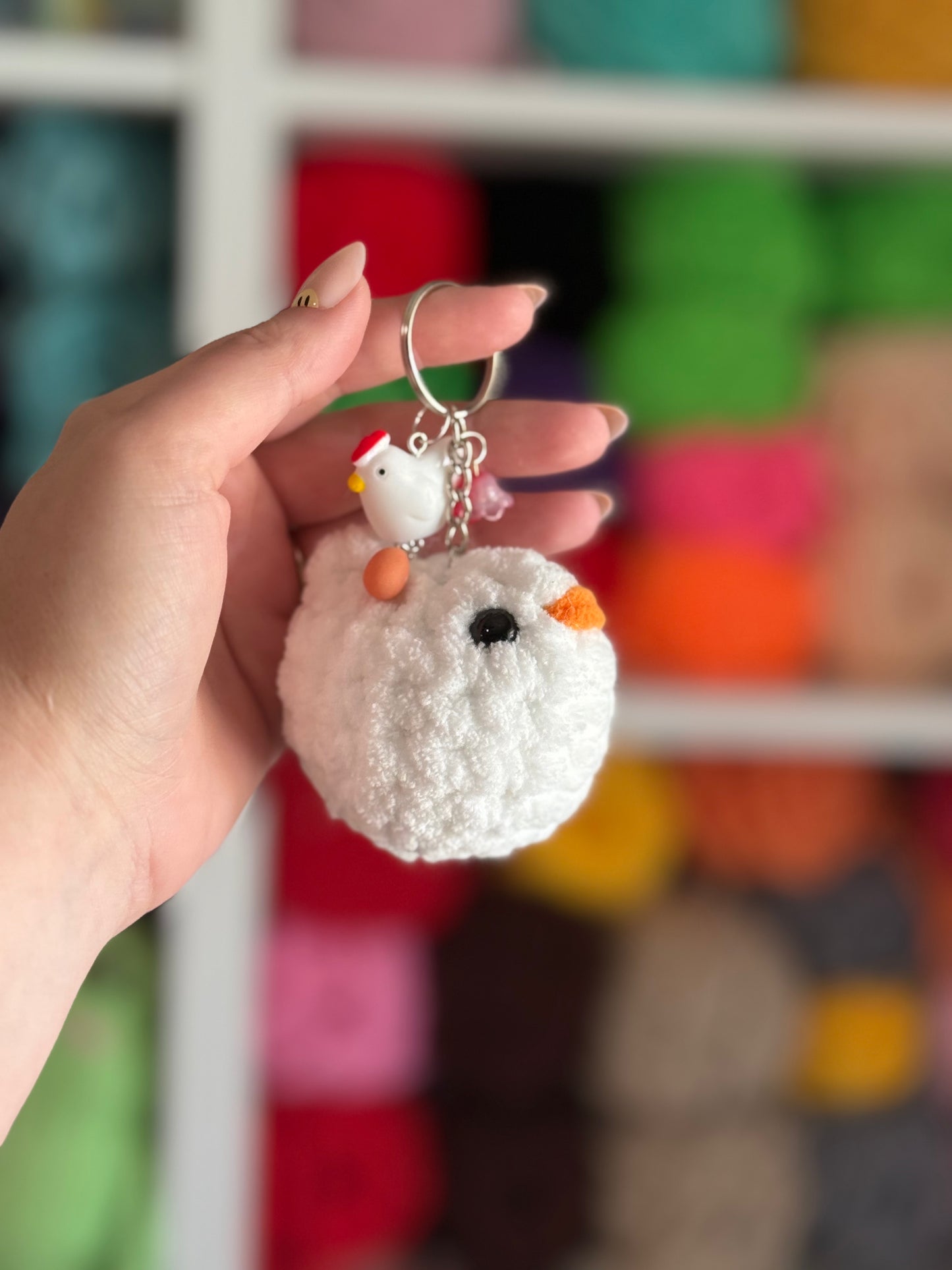 Chicken keychain