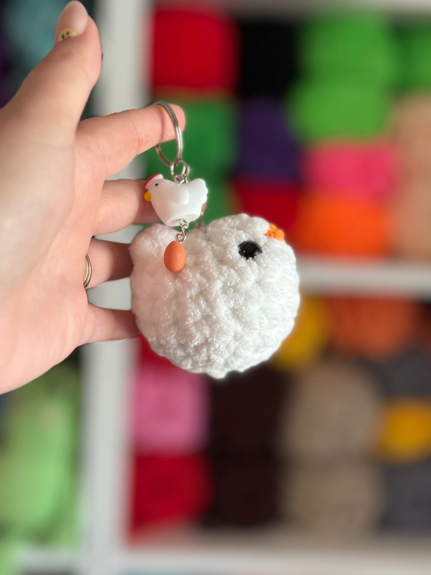 Chicken keychain
