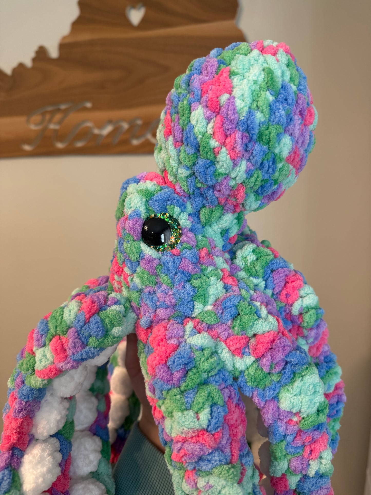 Small Anchor the octopus crochet plushie