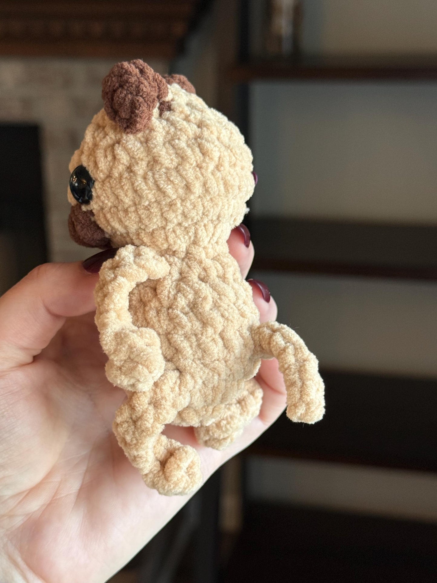 No sew dog crochet pattern puppy amigurumi PDF download beginner friendly crochet bitty buddy quick and easy pattern