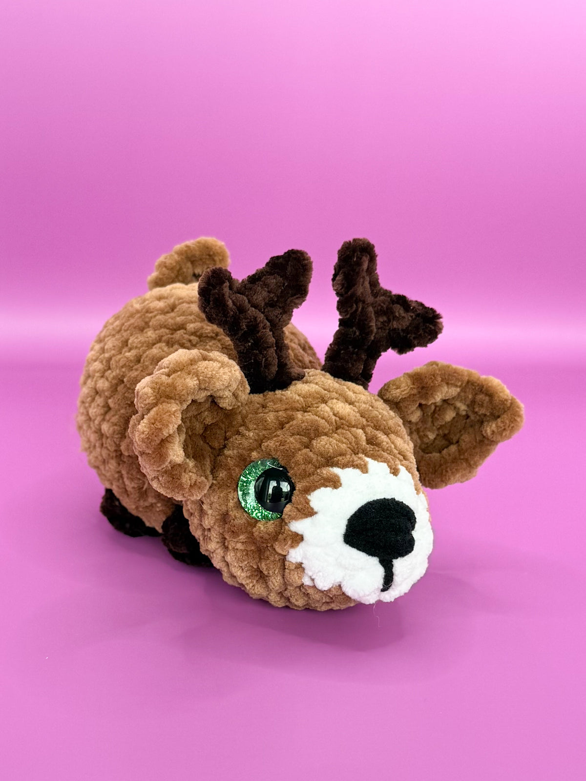 Pudgy Pals deer crochet pattern fawn and buck beginner amigurumi animals crochet no sew deer pattern pdf (Copy)