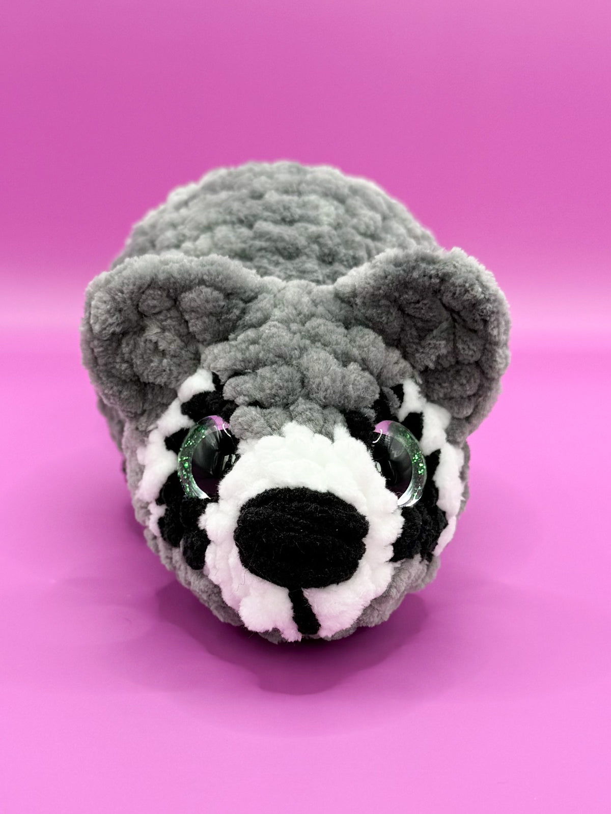 Pudgy Pals raccoon crochet pattern beginner amigurumi animals crochet low sew raccoon pattern pdf