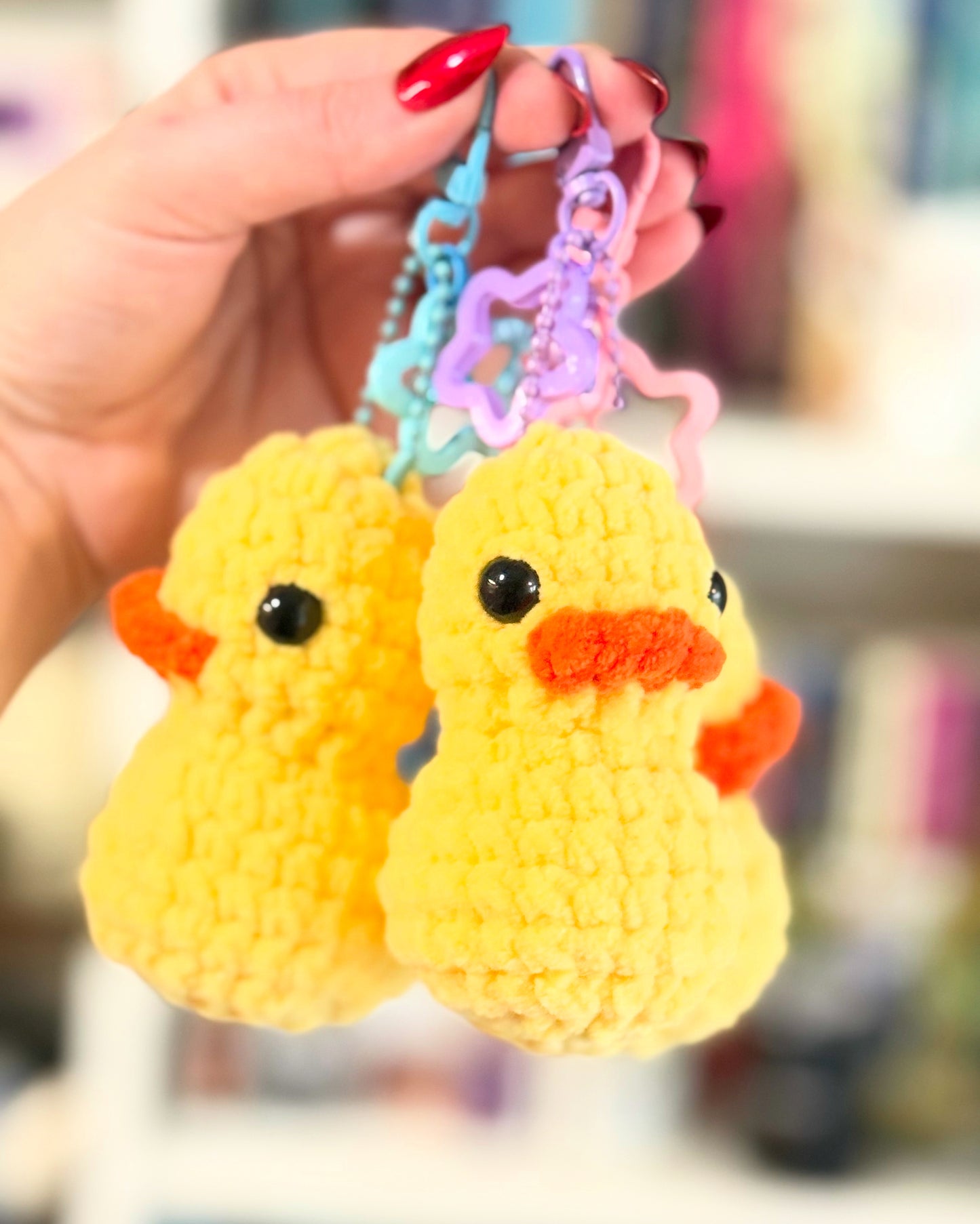 Duck keychain