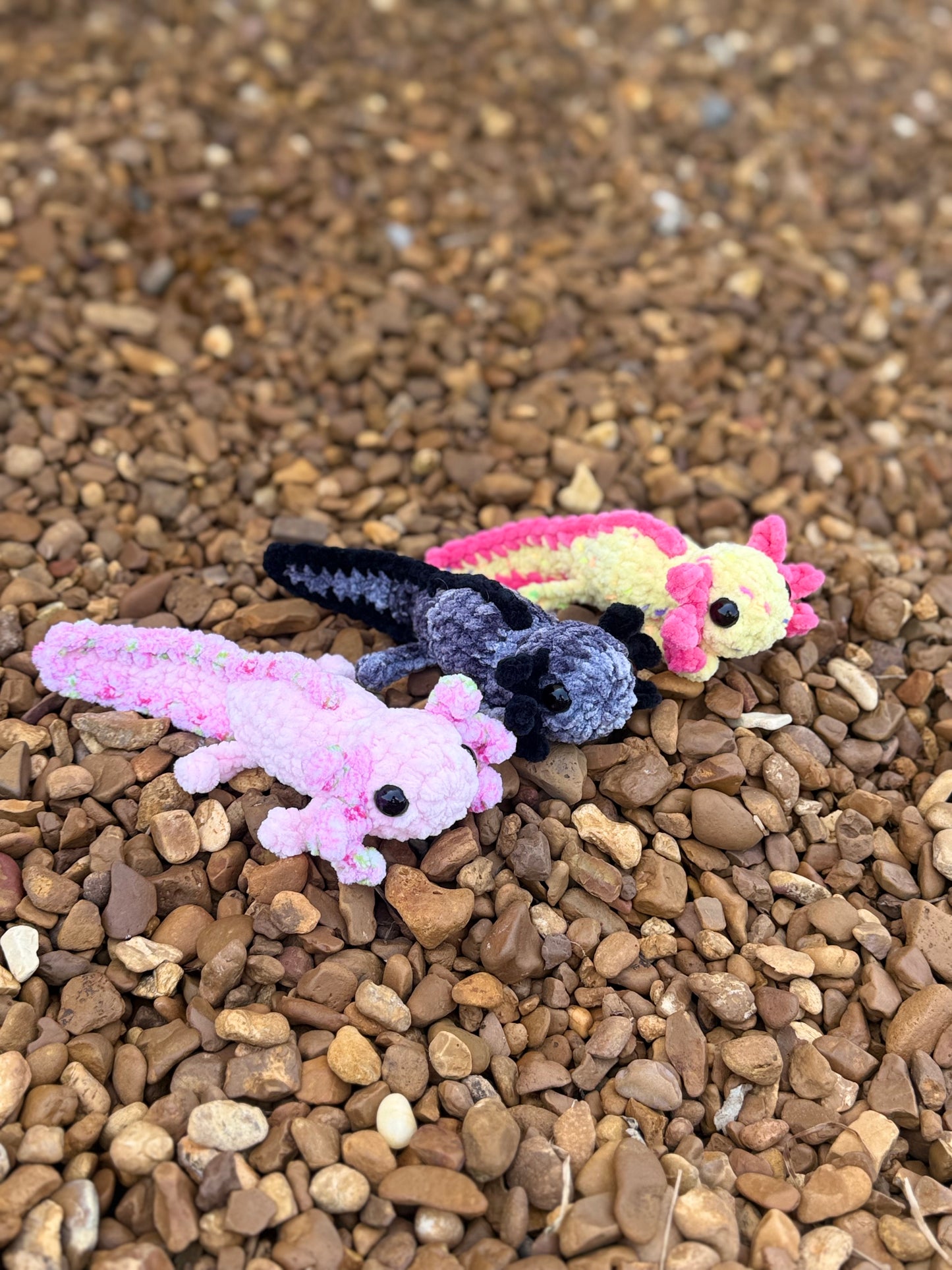 Axolotl crochet pattern no sew amigurumi pdf download digital pattern
