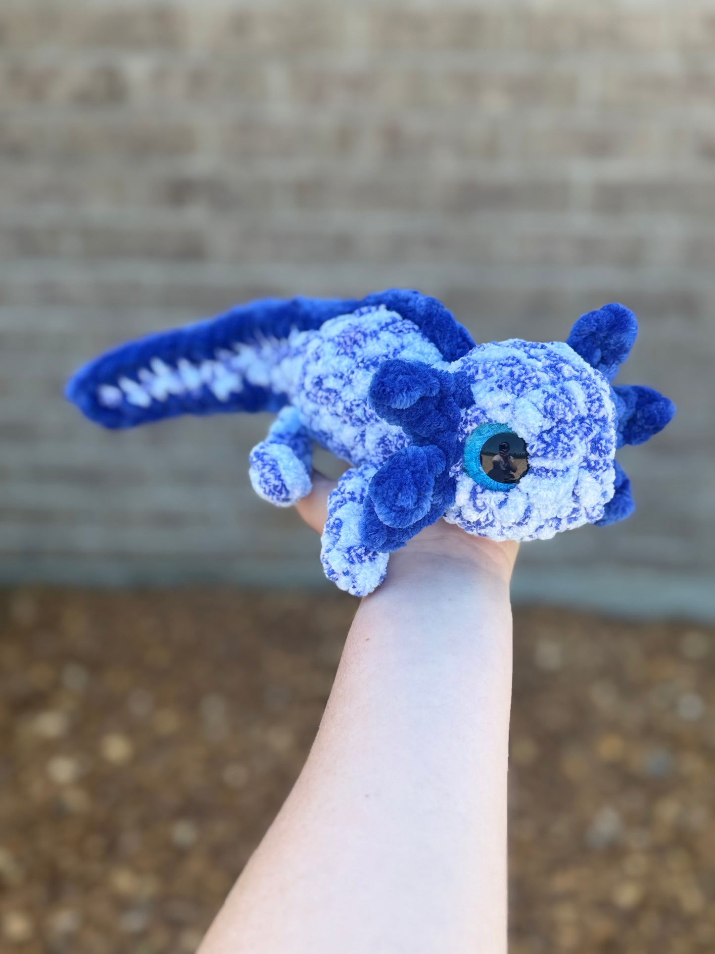 Axolotl crochet pattern no sew amigurumi pdf download digital pattern
