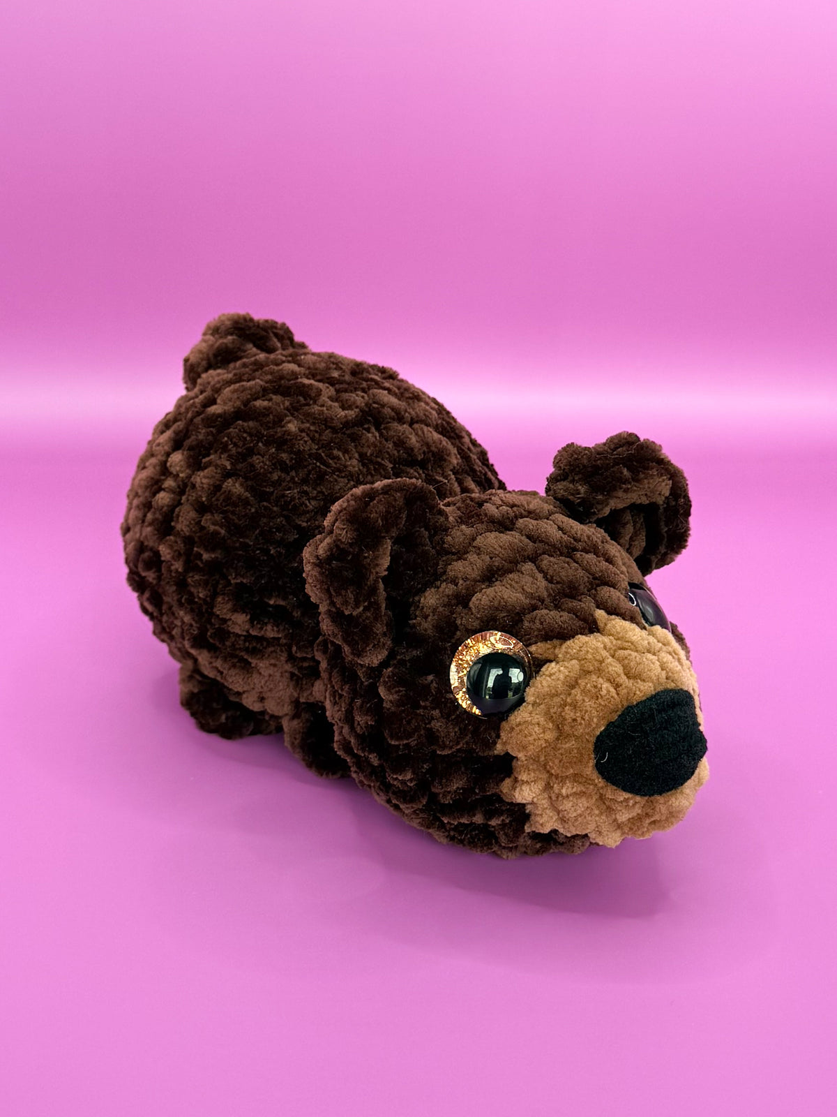 Pudgy Pals bear crochet pattern beginner amigurumi animals crochet no sew bear pattern pdf