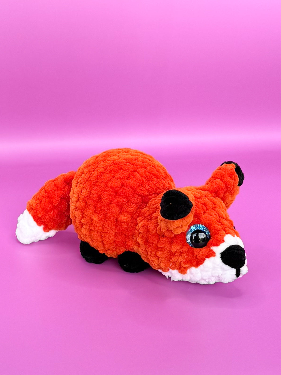 Pudgy Pals fox crochet pattern beginner amigurumi animals crochet low sew fox pattern pdf