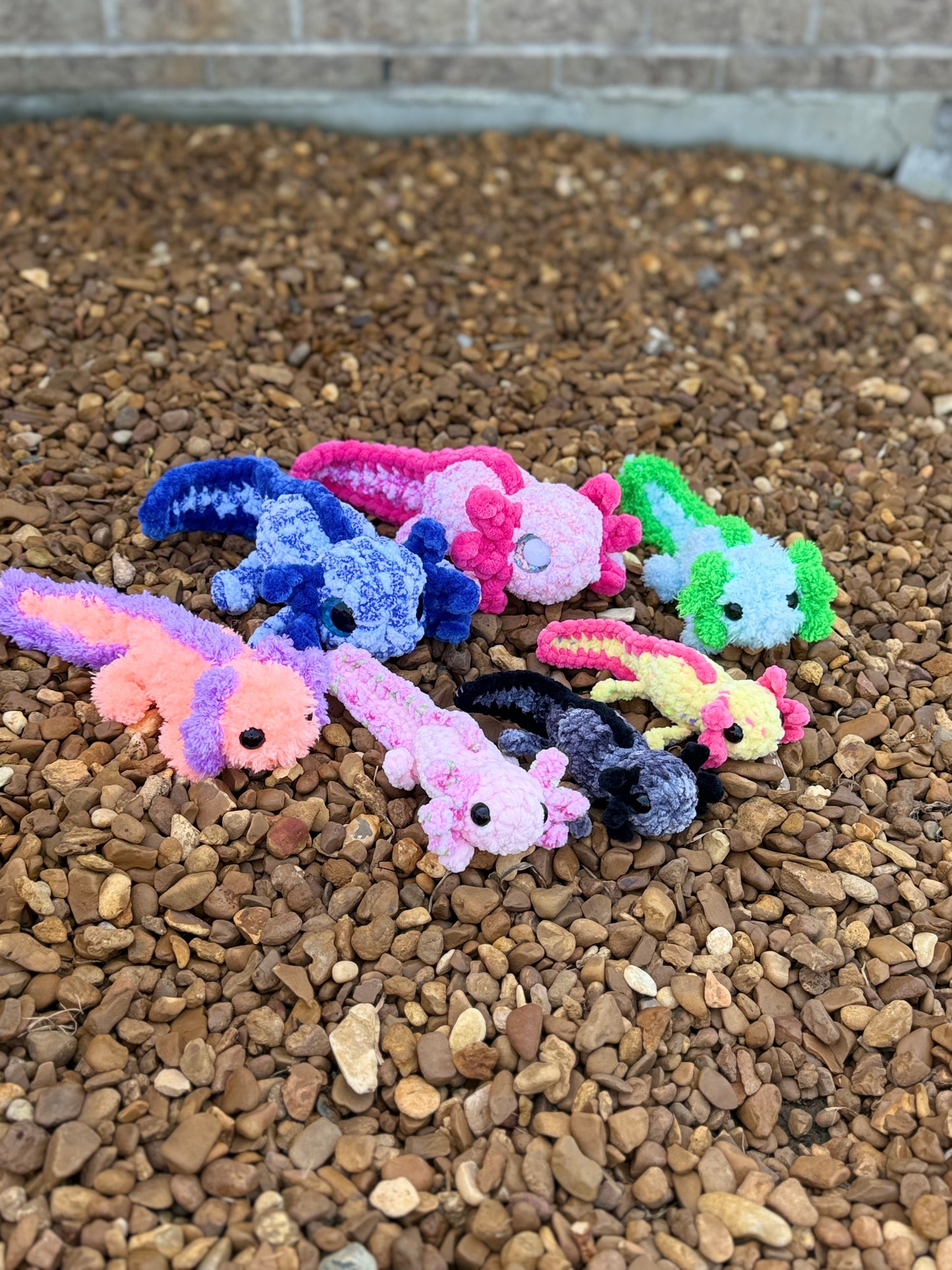 Axolotl crochet pattern no sew amigurumi pdf download digital pattern