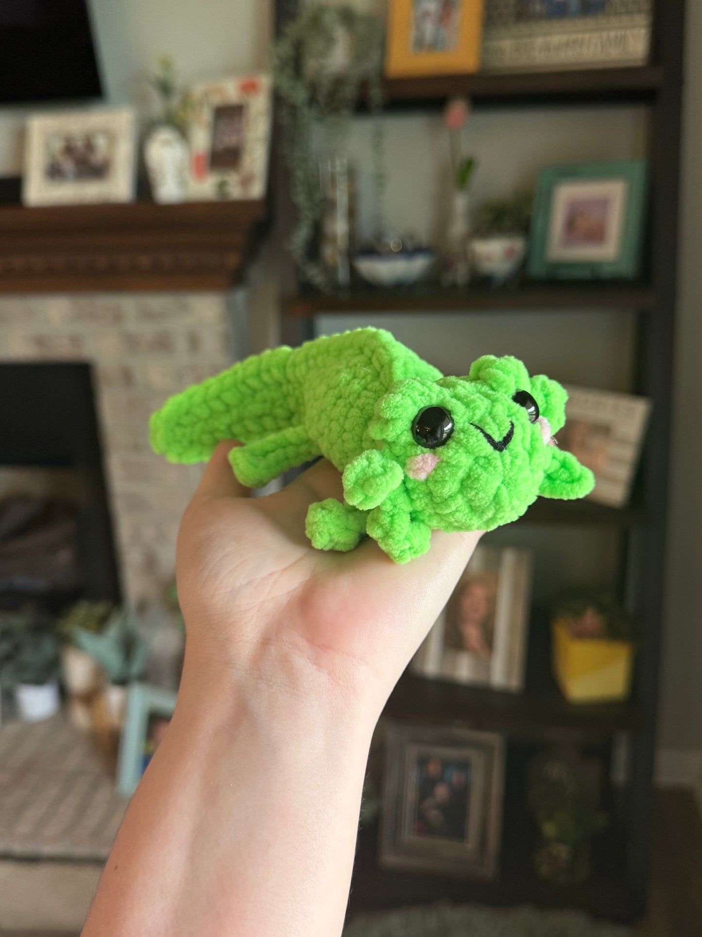 Axolotl crochet pattern no sew amigurumi pdf download digital pattern