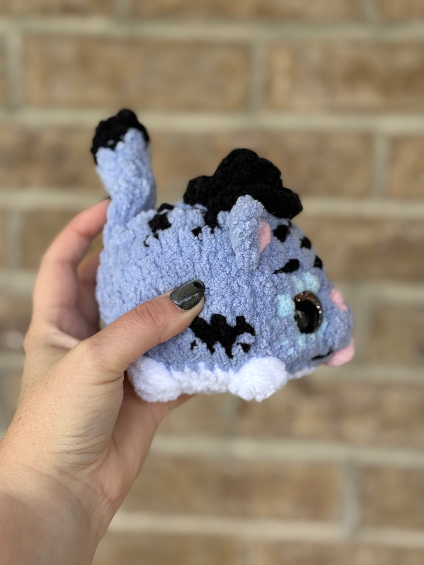 Derpy tiger crochet plushie K-pop demon hunters tiger