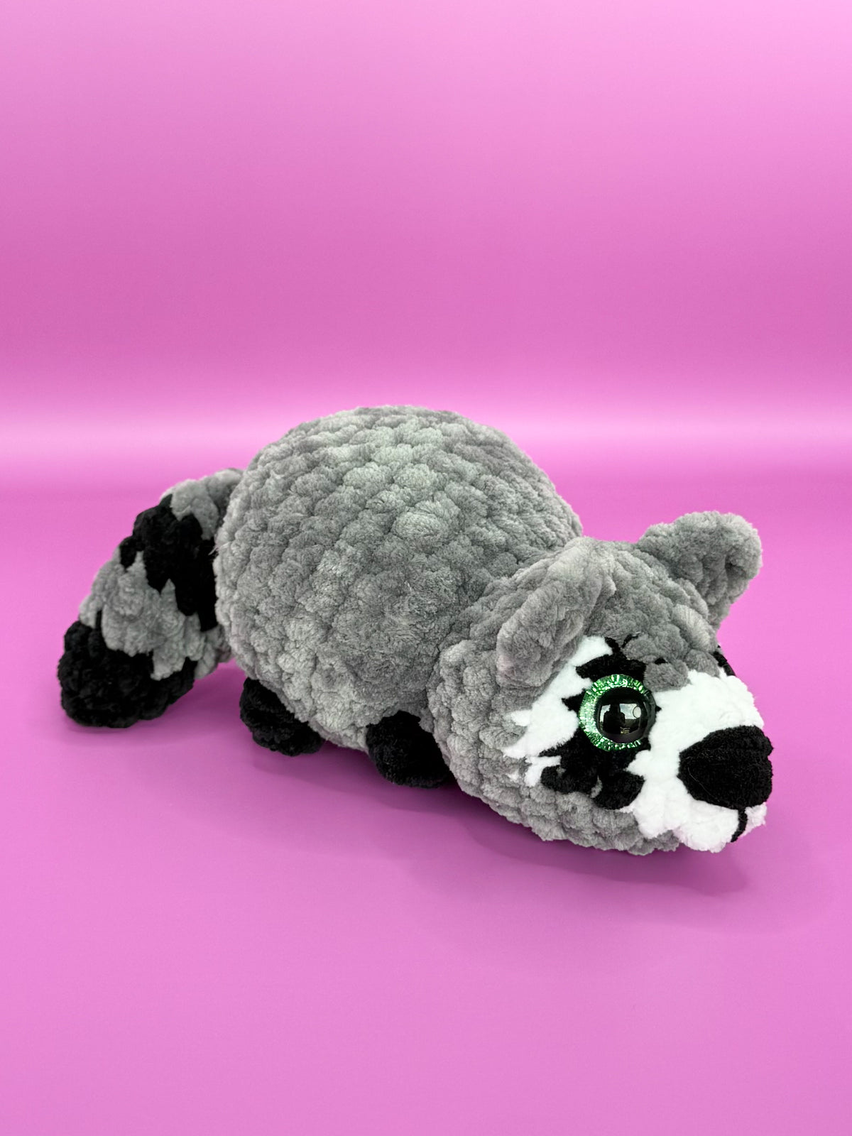 Pudgy Pals raccoon crochet pattern beginner amigurumi animals crochet low sew raccoon pattern pdf