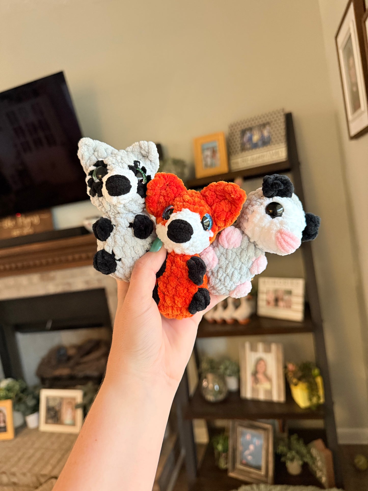 Low sew crochet pattern possum fox raccoon crochet pattern animals low sew possum crochet amigurumi pattern bundle easy crochet pattern