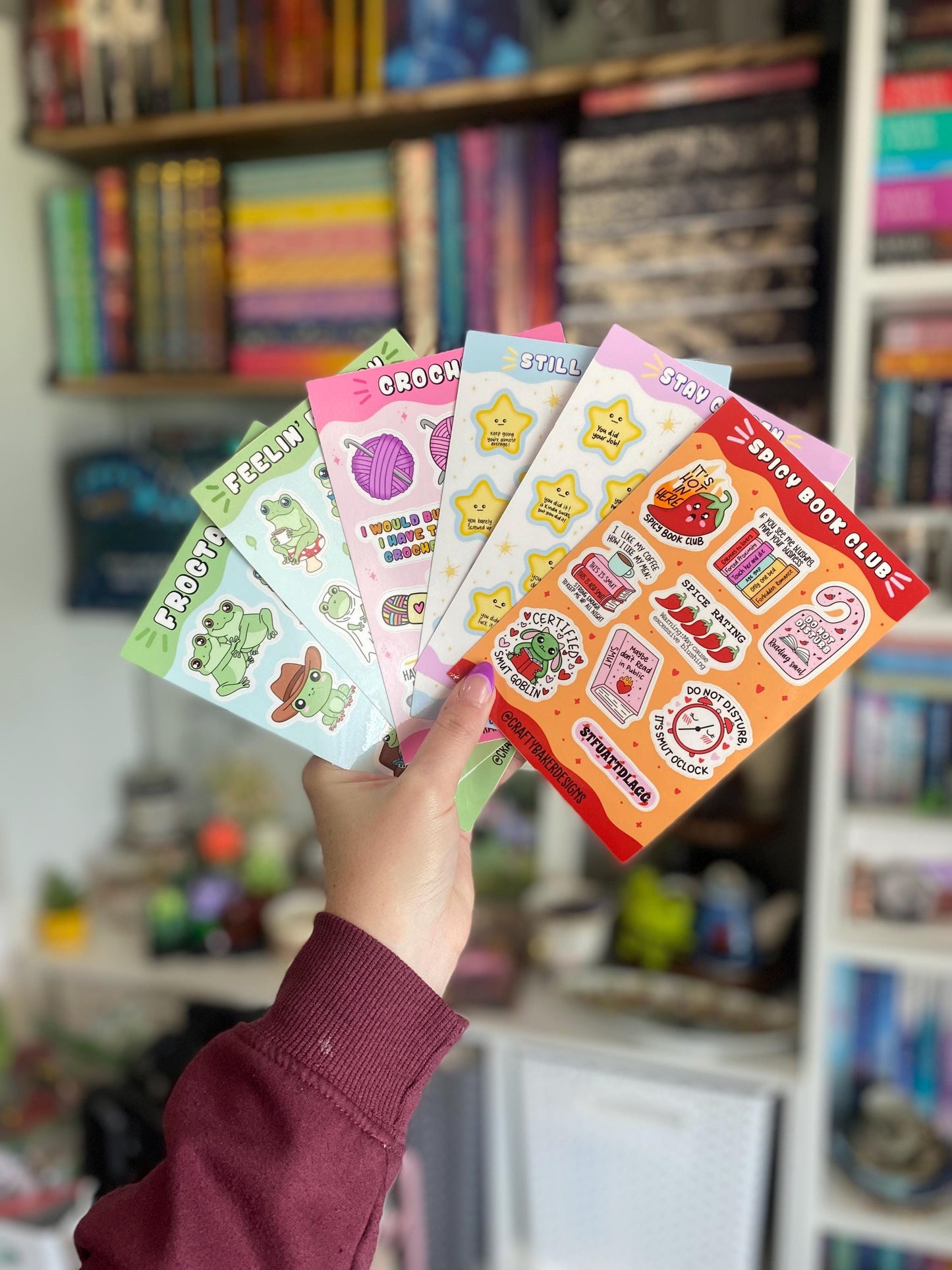 Bookish sticker sheet stickers for romance reader sticker sheet planner stickers kindle sticker bookish gift for reader book goblin sticker