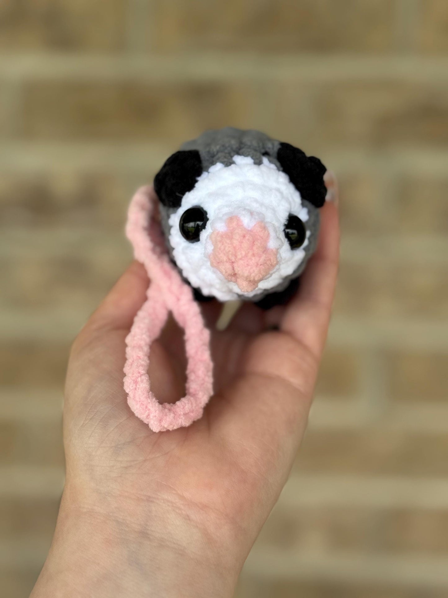Possum crochet pattern hanging possum crochet pattern no sew possum crochet amigurumi pattern crochet car hanger possum