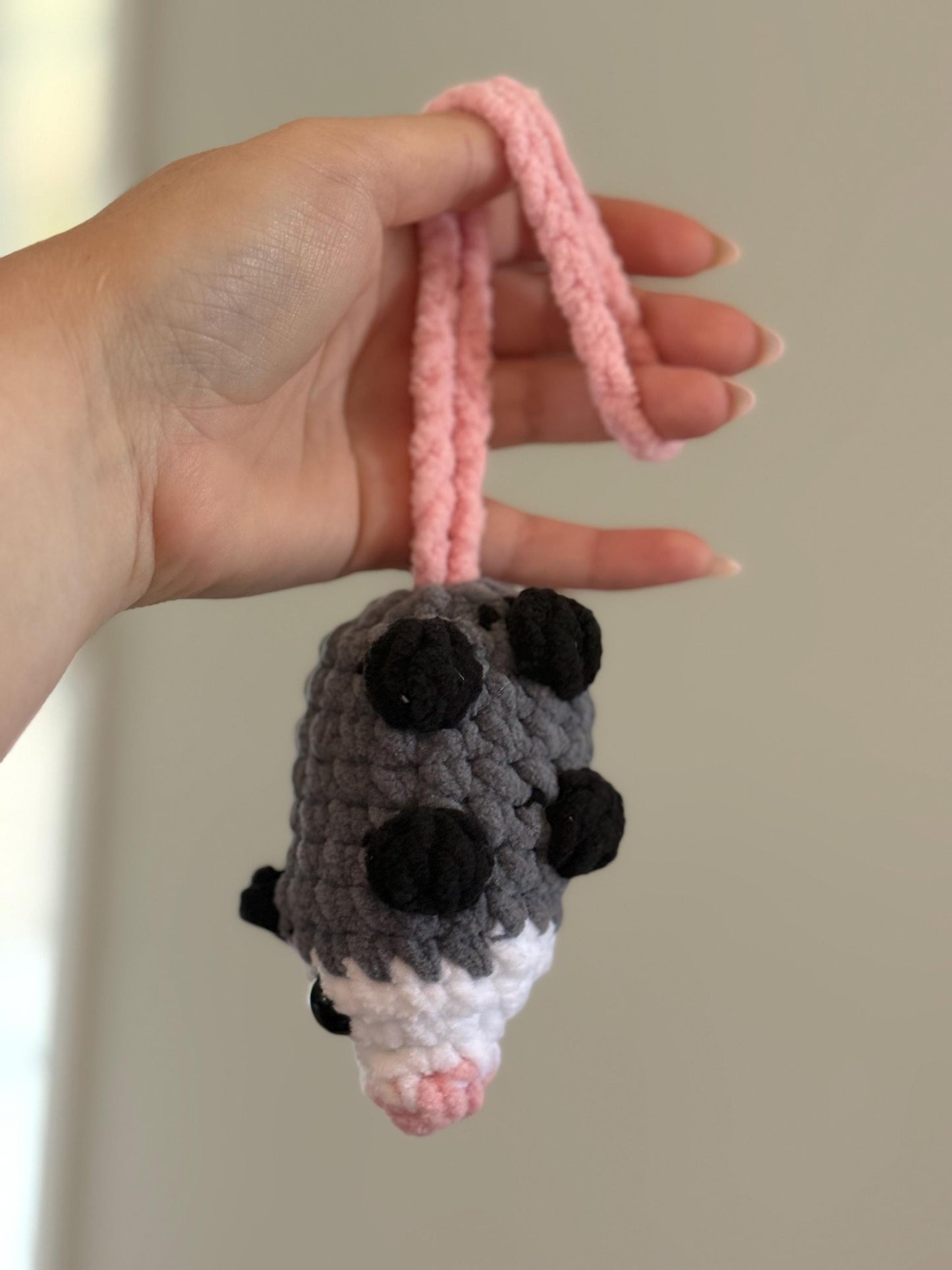 Possum crochet pattern hanging possum crochet pattern no sew possum crochet amigurumi pattern crochet car hanger possum