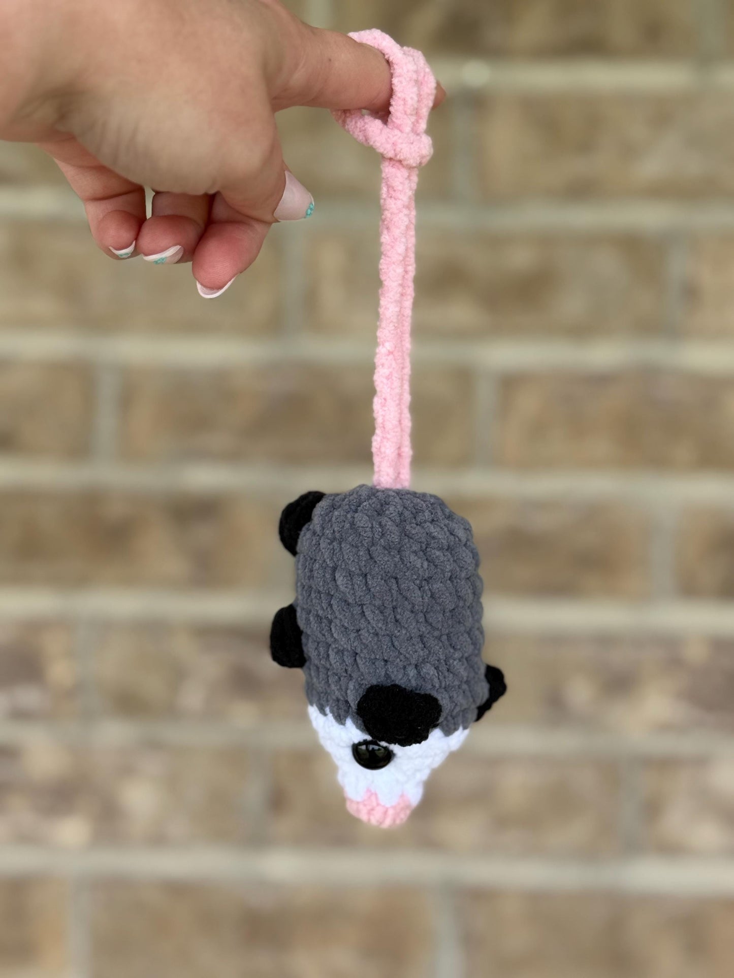 Possum crochet pattern hanging possum crochet pattern no sew possum crochet amigurumi pattern crochet car hanger possum