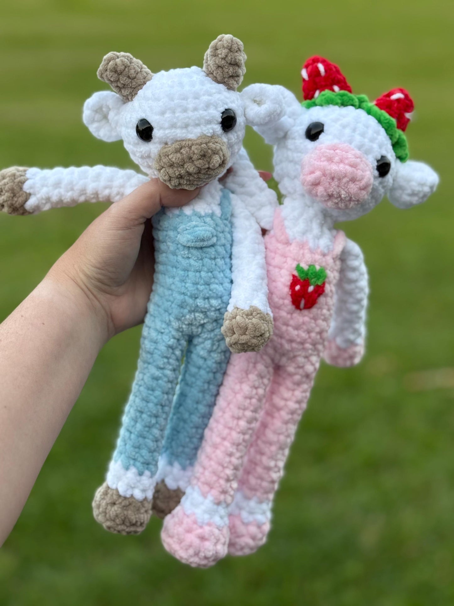 Cow crochet pattern low sew strawberry cow crochet pattern amigurumi crochet pattern market make crochet easy beginner friendly crochet