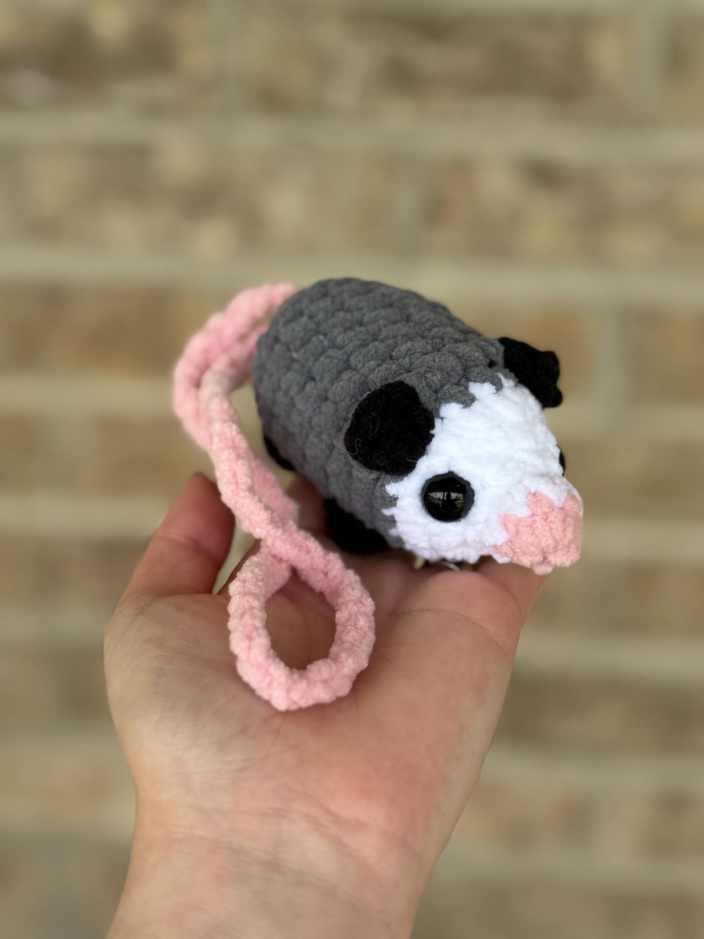 Possum crochet pattern hanging possum crochet pattern no sew possum crochet amigurumi pattern crochet car hanger possum