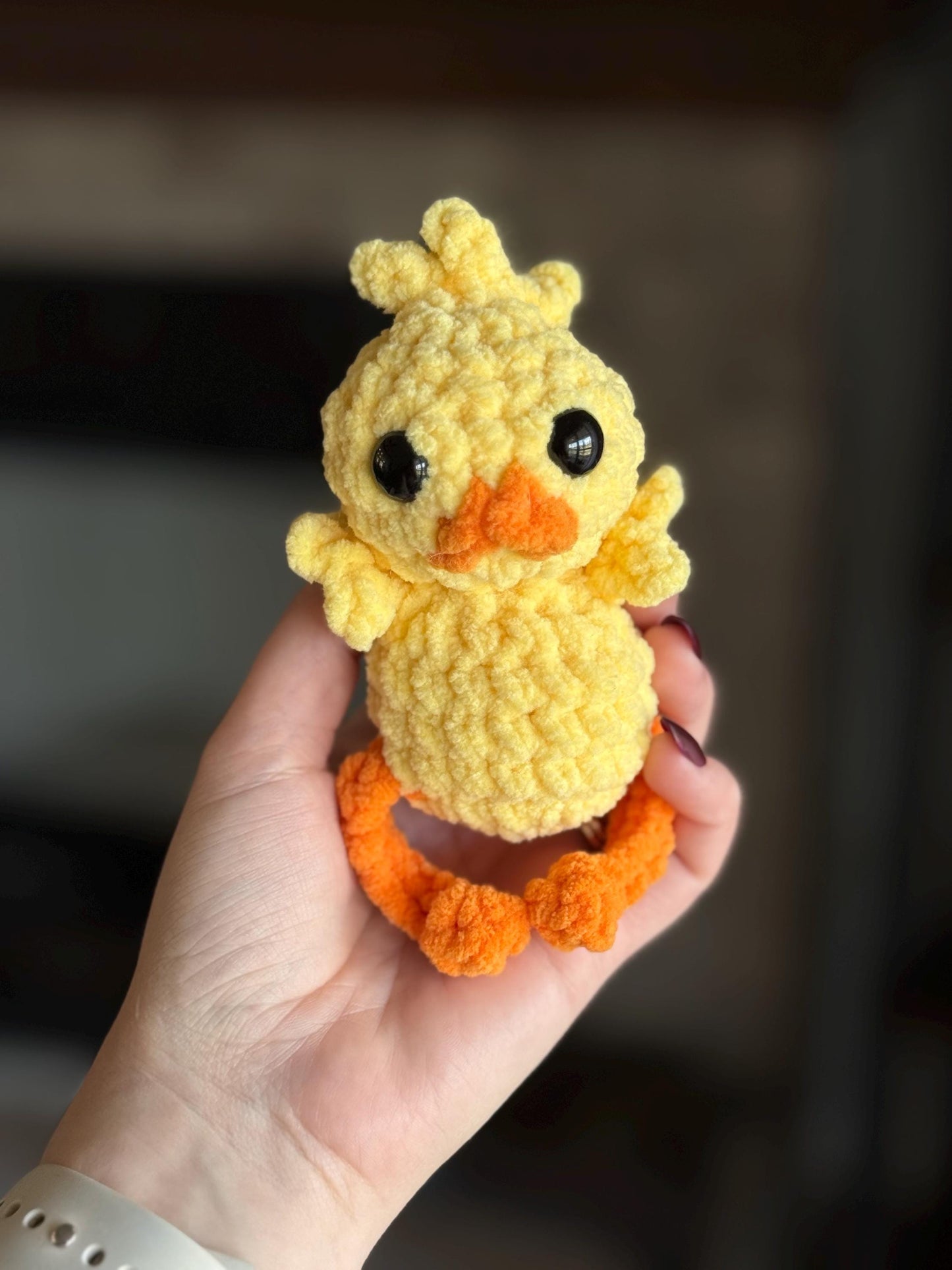 No sew chick crochet pattern duck amigurumi PDF download beginner friendly crochet bitty buddy quick and easy pattern