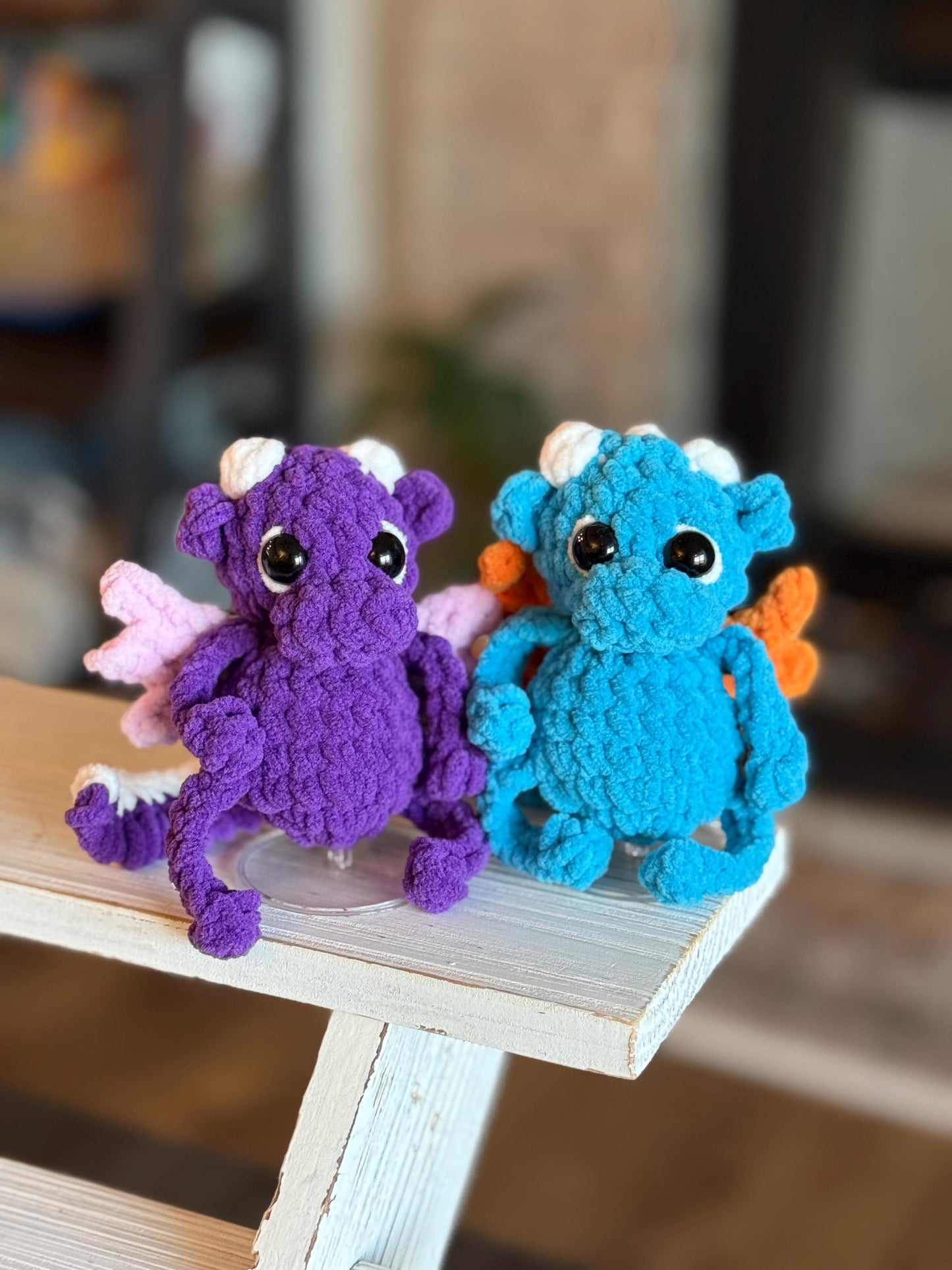 No sew Dragon crochet pattern amigurumi PDF download beginner friendly crochet bitty buddy quick and easy pattern