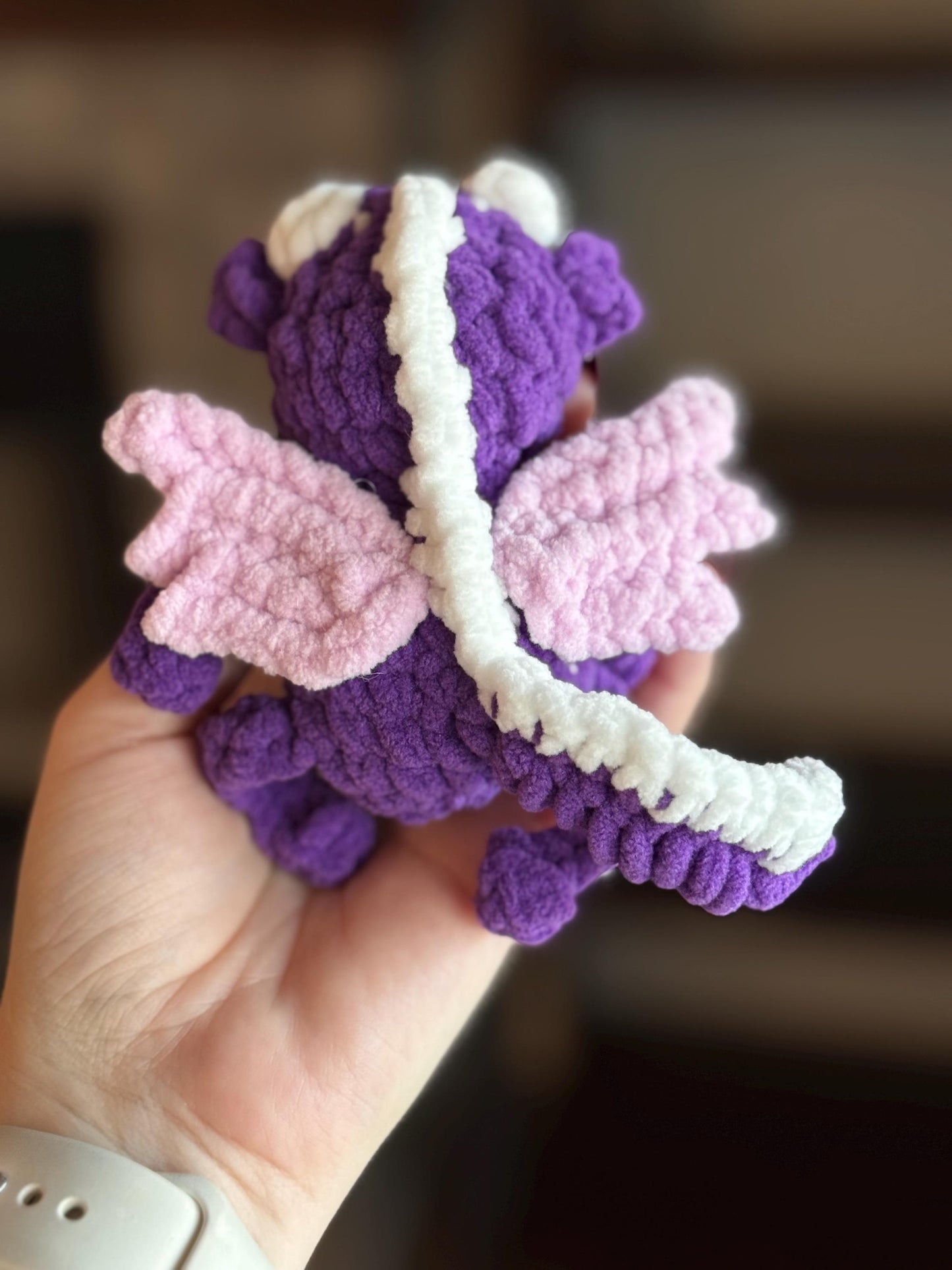 No sew Dragon crochet pattern amigurumi PDF download beginner friendly crochet bitty buddy quick and easy pattern