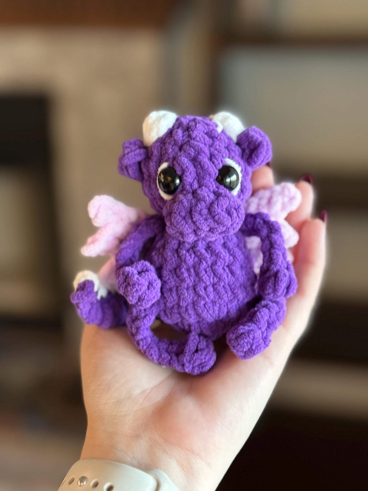 No sew Dragon crochet pattern amigurumi PDF download beginner friendly crochet bitty buddy quick and easy pattern