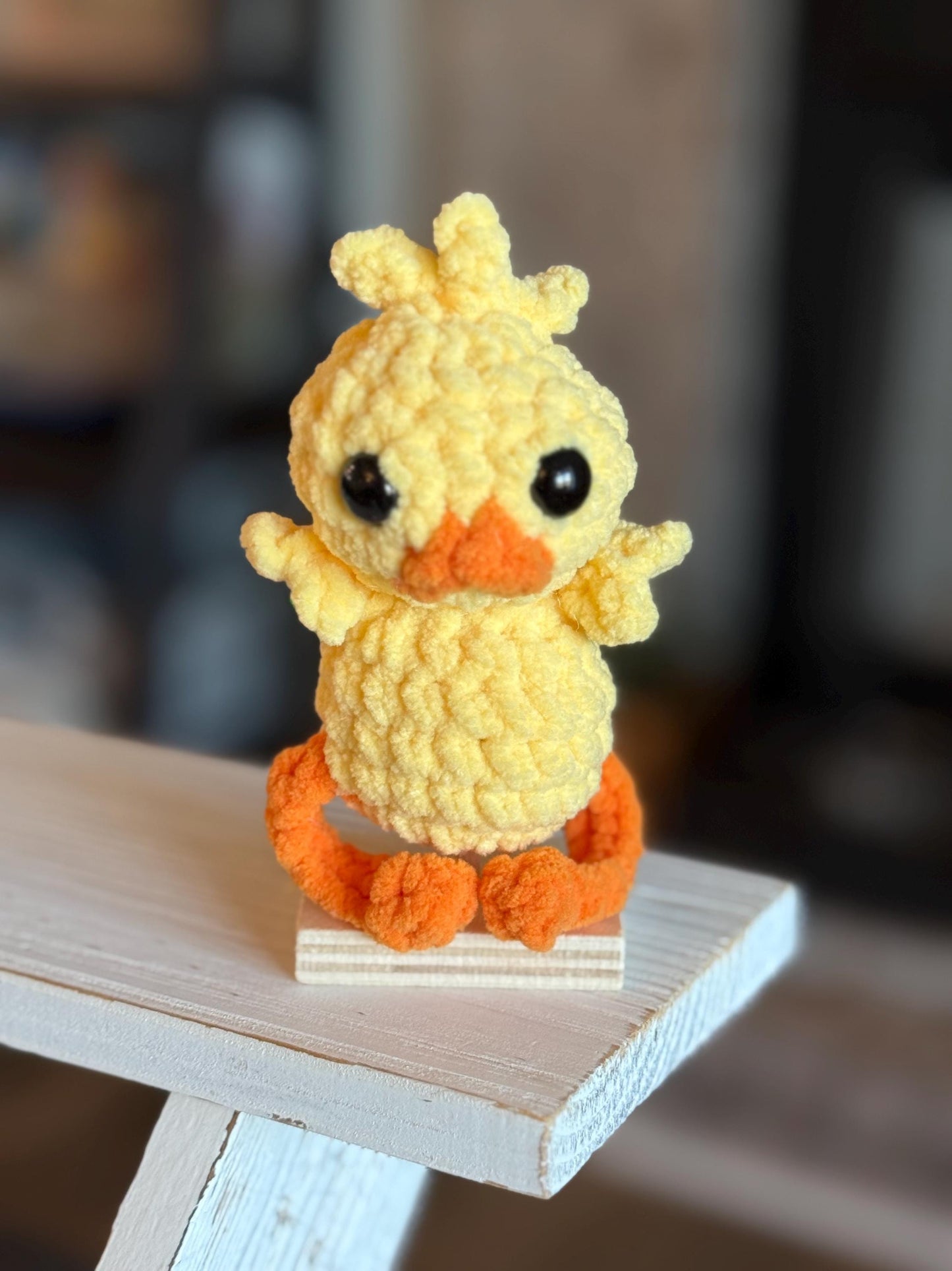 No sew chick crochet pattern duck amigurumi PDF download beginner friendly crochet bitty buddy quick and easy pattern