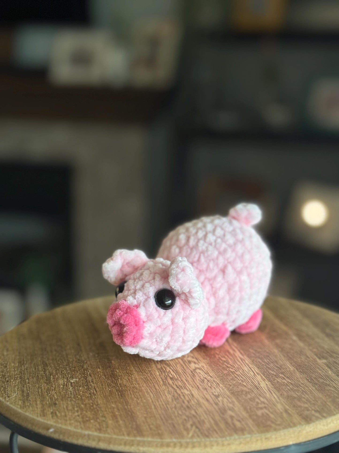 Crochet pig pattern no sew pudgy pals beginner amigurumi animals plushie crochet easy market make no sew pig