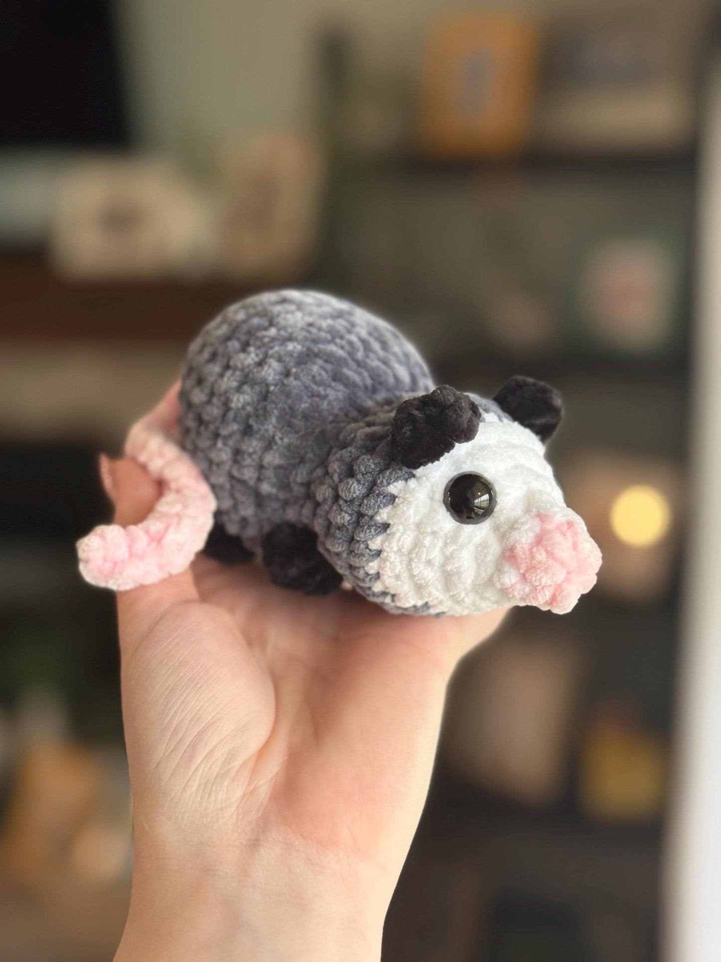 Crochet possum pattern no sew pudgy pals beginner amigurumi animals plushie crochet easy market make no sew possum best seller