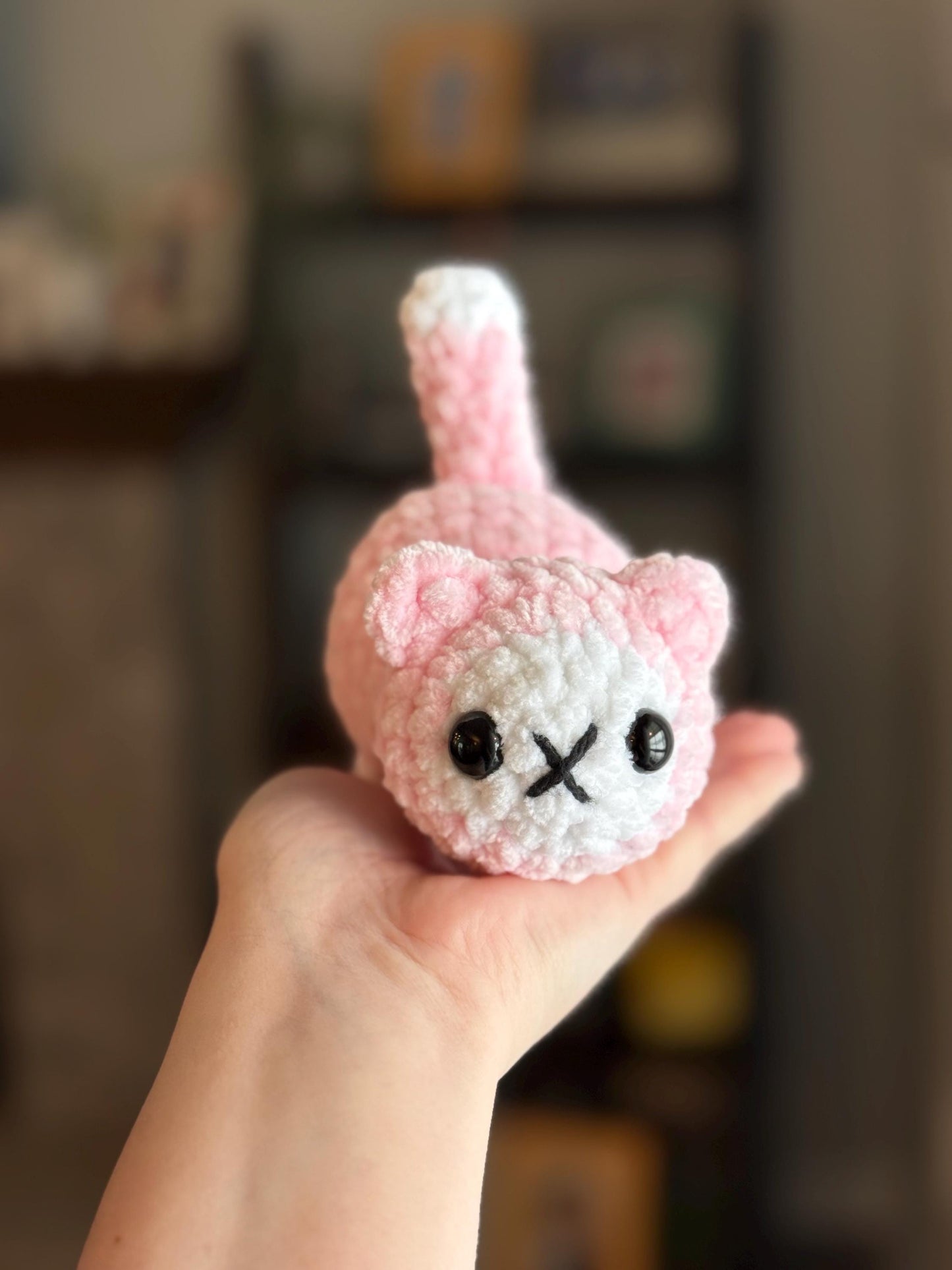 Crochet cat pattern no sew pudgy pals beginner amigurumi animals plushie crochet easy market make no sew cat best seller kitty pattern
