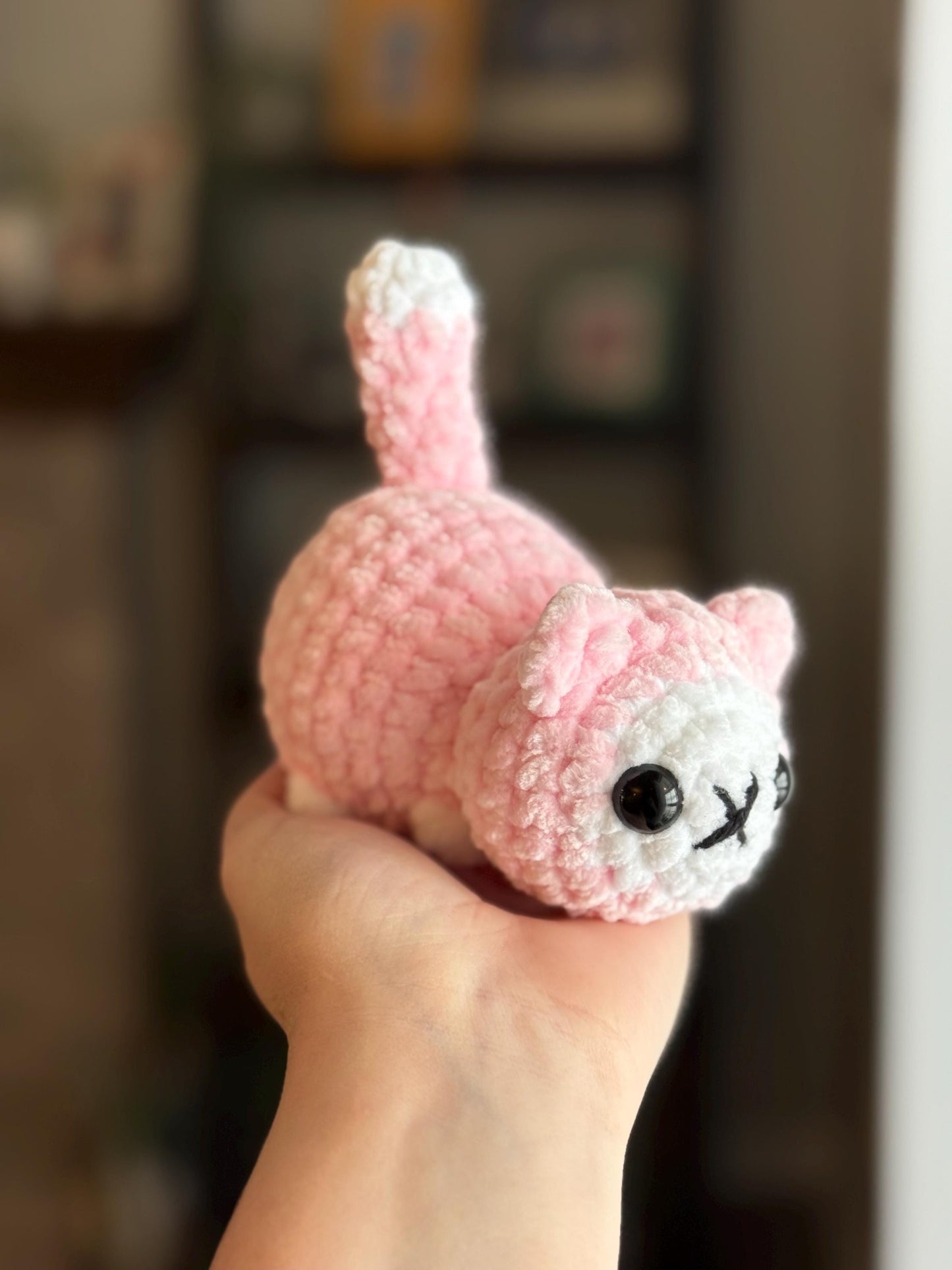 Crochet cat pattern no sew pudgy pals beginner amigurumi animals plushie crochet easy market make no sew cat best seller kitty pattern