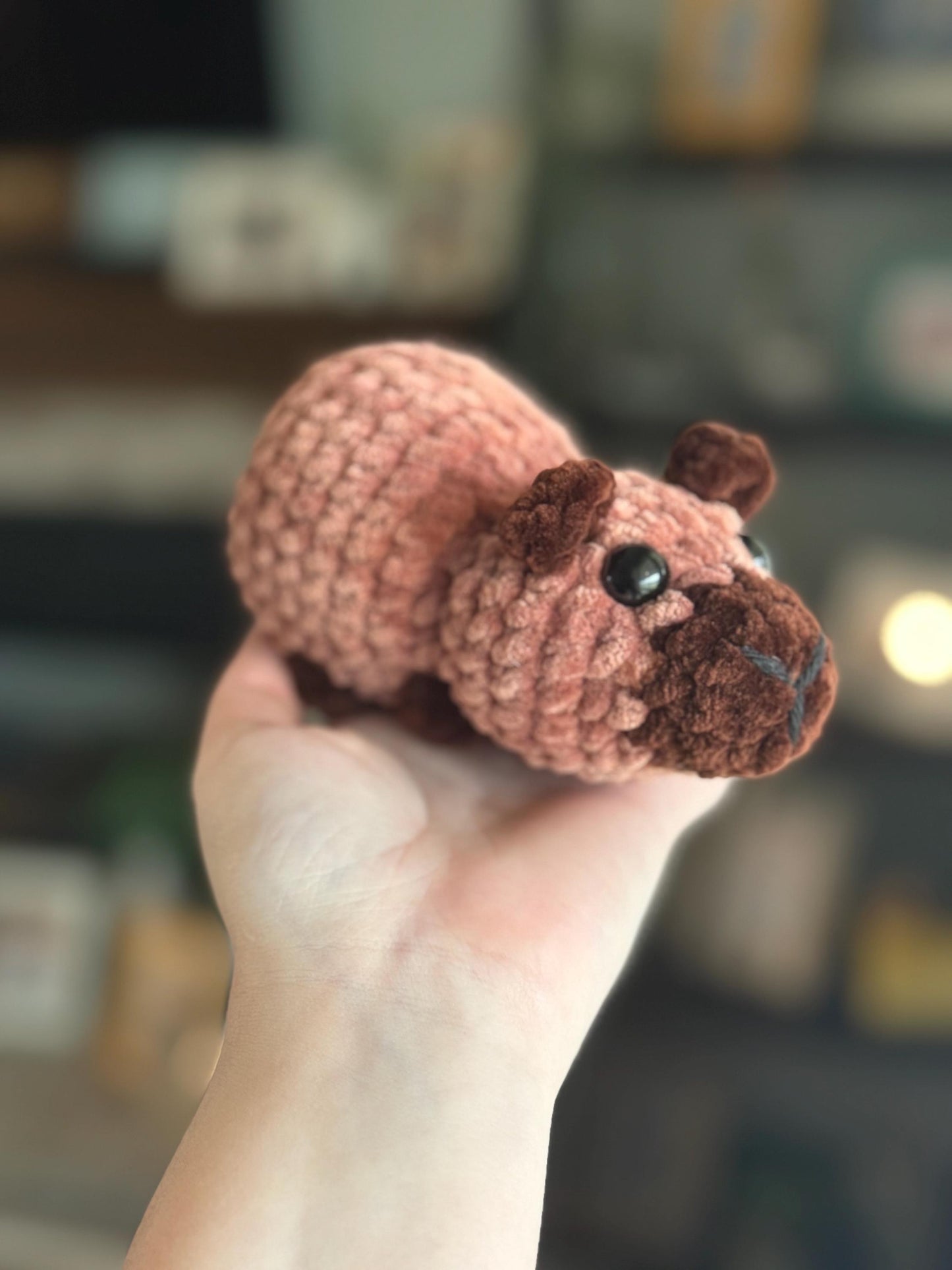 Crochet capybara pattern no sew pudgy pals beginner amigurumi animals plushie crochet easy market make no sew capybara crochet best seller