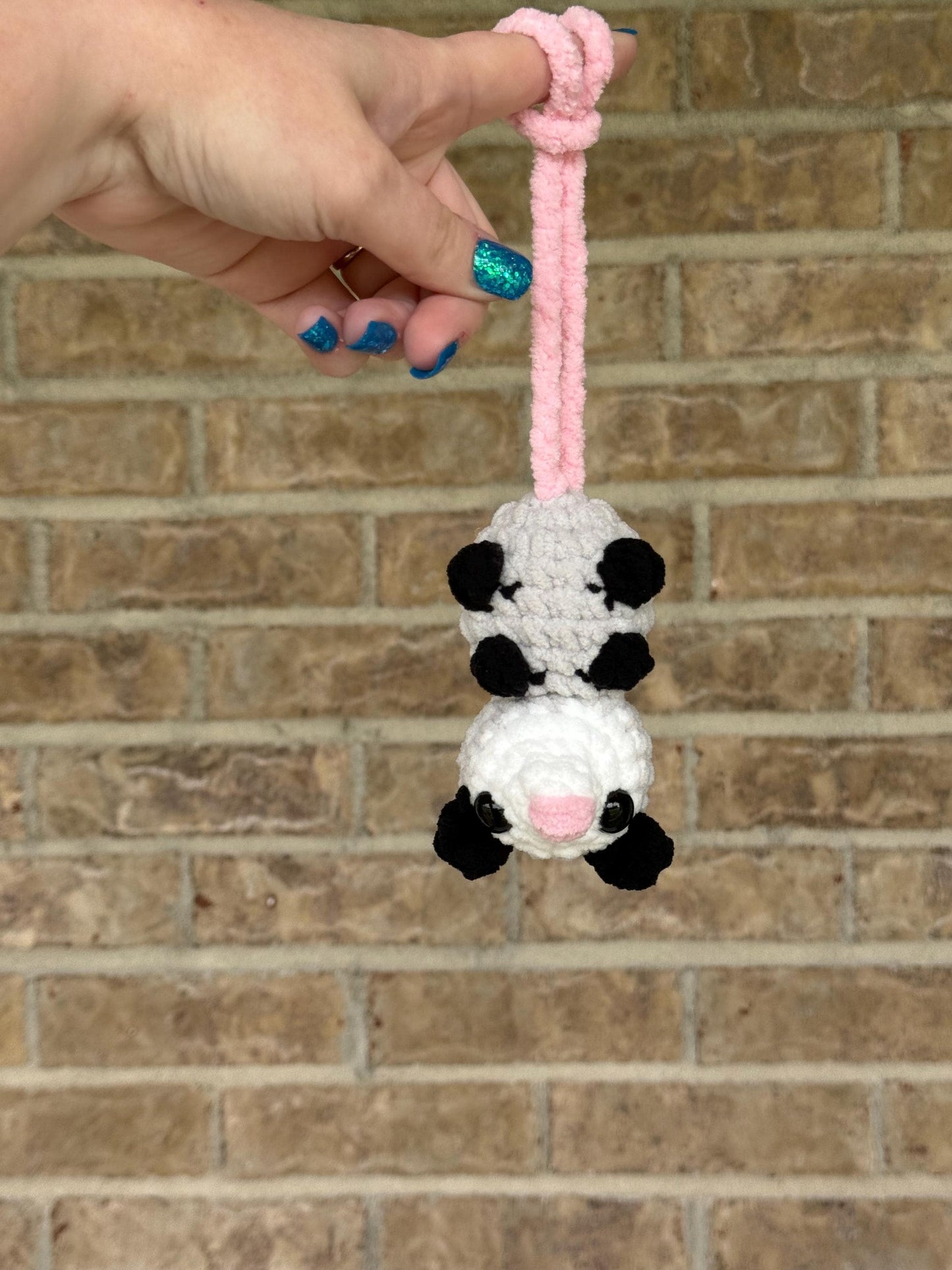 Possum crochet pattern hanging possum crochet pattern low sew possum crochet amigurumi pattern crochet car hanger possum