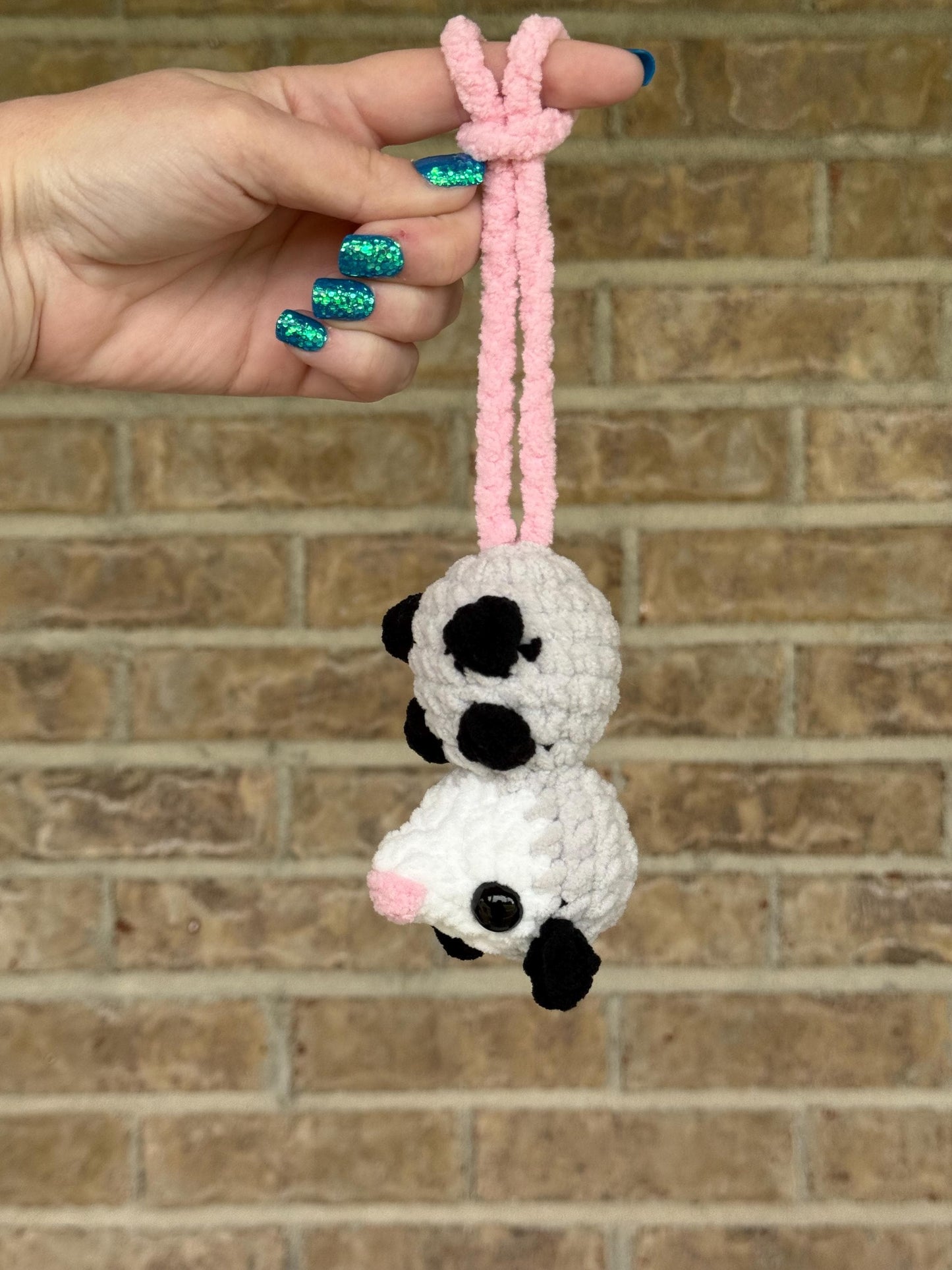 Possum crochet pattern hanging possum crochet pattern low sew possum crochet amigurumi pattern crochet car hanger possum