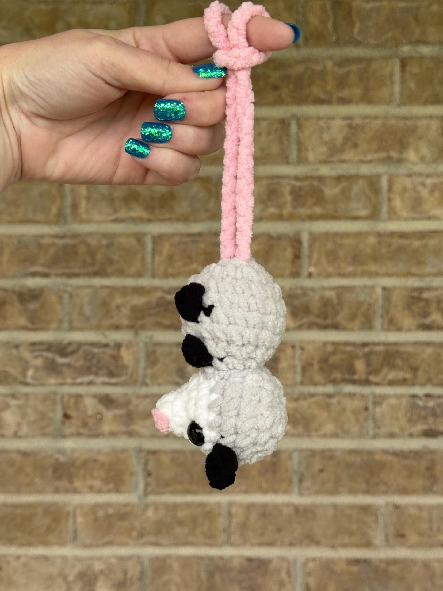 Possum crochet pattern hanging possum crochet pattern low sew possum crochet amigurumi pattern crochet car hanger possum